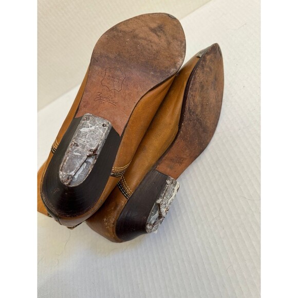 Vintage Zodiac Leather Women’s Cowboy Boots Made in USA Slouch Size 8.5 - Picture 8 of 9